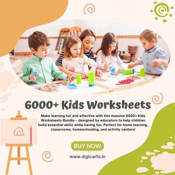 6000+ Kids Worksheets (Printable)