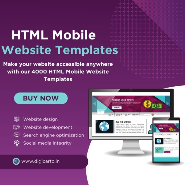 HTML Mobile Website Templates